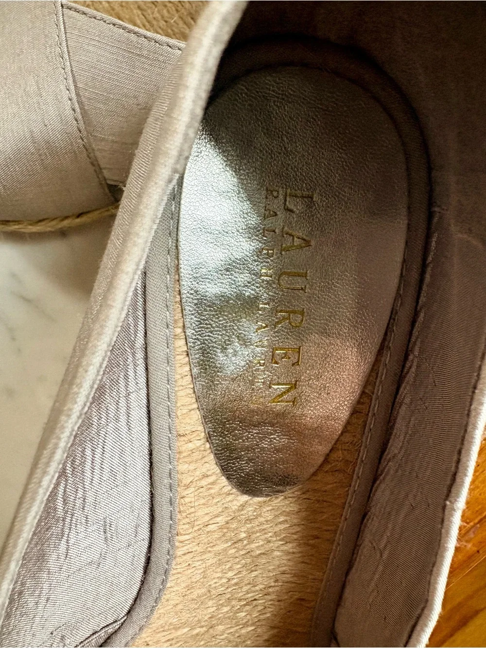 Lauren Ralph Lauren Cecilia Wedge Espadrille Sandals, Size 11